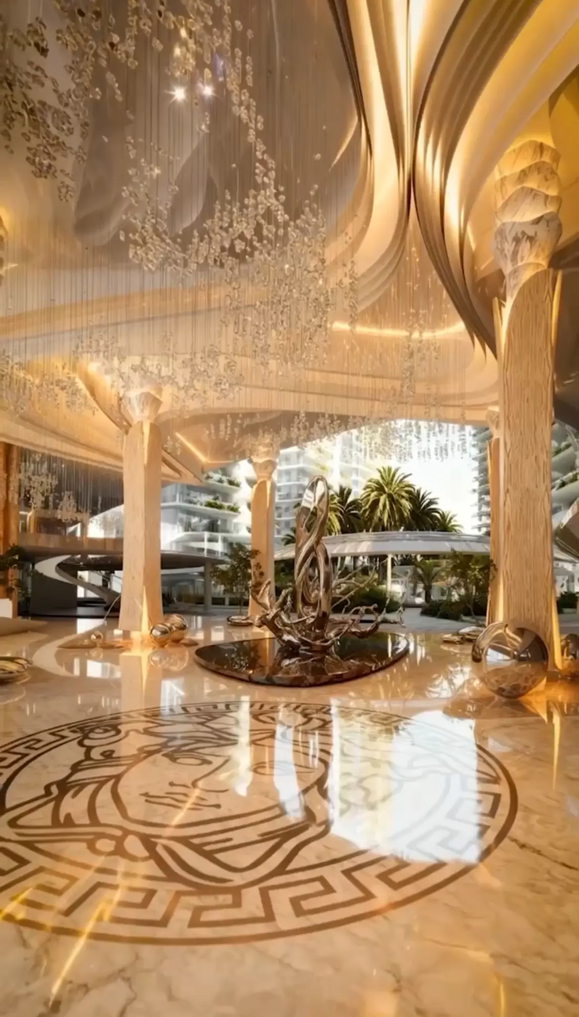 Hall de Entrada com Lustres Barovier&Toso